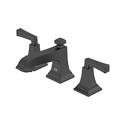 Town Square® S 8-Inch Widespread 2-Handle Bathroom Faucet 1.2 gpm/4.5 L/min With Lever Handles - Matte Black