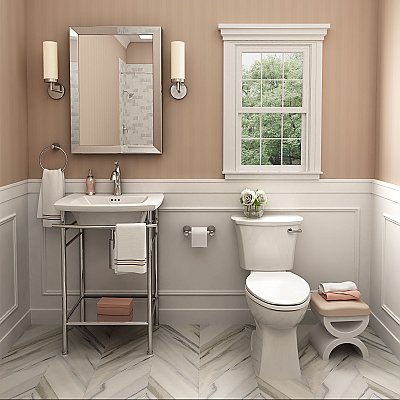 American Standard Edgemere® Console Sink Legs - Brushed Nickel