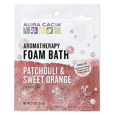 Aura Cacia Foam Bath 2.5 oz - Patchouli & Sweet Orange