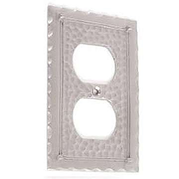 Pewter Arts & Crafts Switchplate - Single Duplex