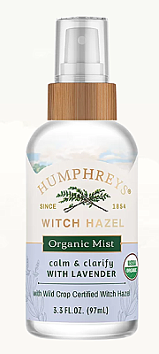 Calm & Clarify: Witch Hazel + Lavender Organic Toner Mist - 3.3 oz.