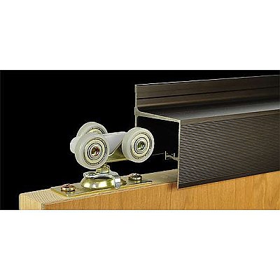 Complete Wall Mounted Track and Hardware Set for Sliding Doors