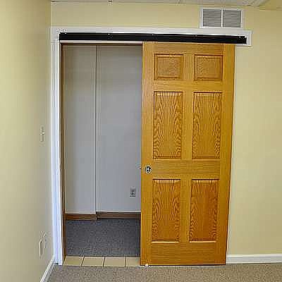Complete Wall Mounted Track and Hardware Set for Sliding Doors