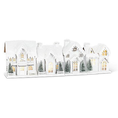 Small Snowy Toy Shop with LED Lights