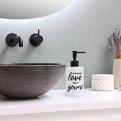 Spread Love Not Germs Soap or Lotion Pump Dispenser