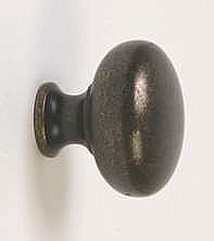 Economy Cabinet Knob, Oil Rubbed Bronze - 1-1/4" Diameter