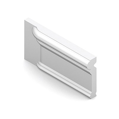 Victoria Cap Ceramic Tile - End Stop- 3" x 6" - Left