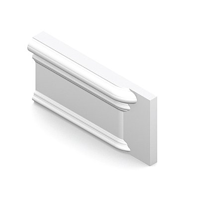 Victoria Cap Ceramic Tile - End Stop- 3" x 6" - Right