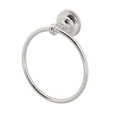Tavern Solid Brass Towel Ring - Polished Nickel