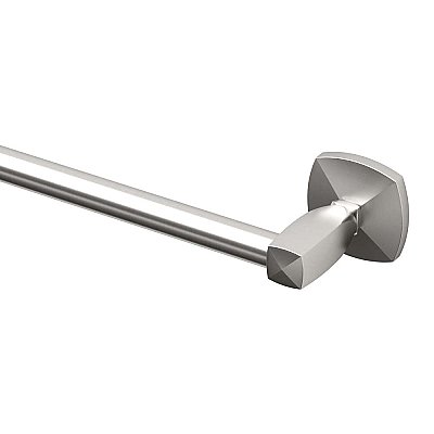 Jewel Solid Brass 18" Towel Bar - Satin Nickel