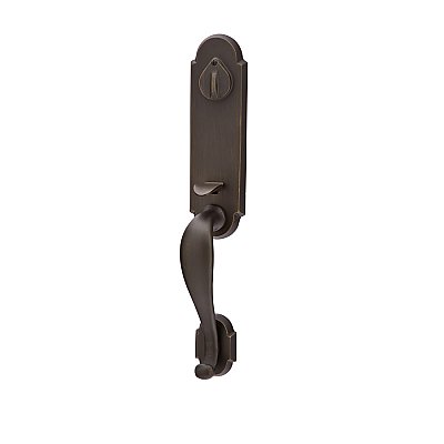 Remington Monolithic Sandcast Bronze Grip By Grip Entry Door Handleset