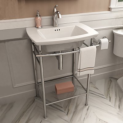 American Standard Edgemere® Console Sink Legs - Polished Chrome