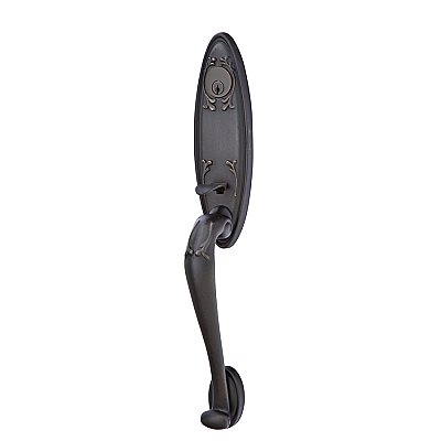 Tuscany Monolithic Sandcast Bronze Grip By Grip Entry Door Handleset