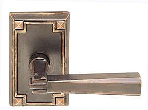 Arts and Crafts Lever Handle Door Hardware Set