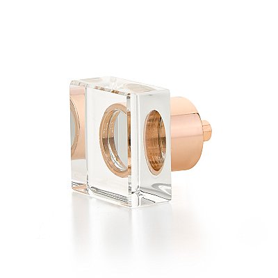 Schaub City Lights Square Glass Cabinet Knob - Multiple Finishes