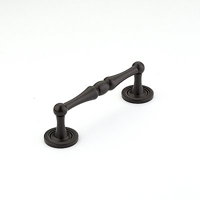 Atherton 4" on Center Pull with Backplates Oil Rubbed Bonze