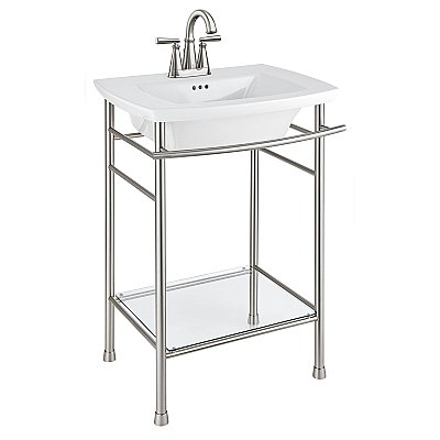 American Standard Edgemere Console Sink Legs - Brushed Nickel