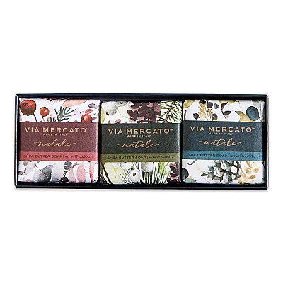 Vm Natale Gnomes Shea Butter Soap Gift Set 3 X 50g Via Mercato
