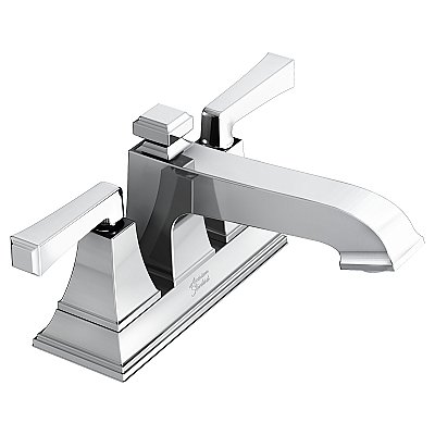 American Standard Town Square® S 4-Inch Centerset 2-Handle Bathroom Faucet 1.2 gpm/4.5 L/min With Lever Handles - Polished Chrome