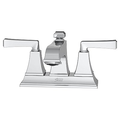 American Standard Town Square® S 4-Inch Centerset 2-Handle Bathroom Faucet 1.2 gpm/4.5 L/min With Lever Handles - Polished Chrome