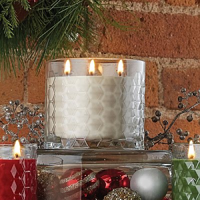 Root Candles Japanese Cedarwood 3-Wick Honeycomb Candle