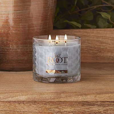 Root Candles Tobacco Vanilla 3-Wick Honeycomb Candle