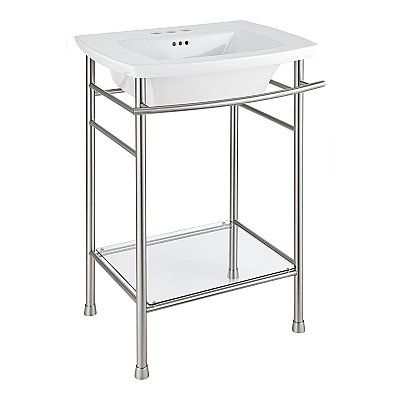 American Standard Edgemere® Console Sink Legs - Brushed Nickel