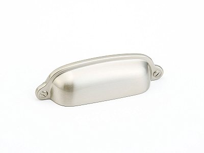 Schaub Country Cup or Bin Pull 3" On Center - Multiple Finishes