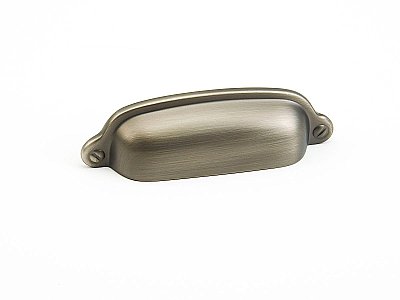 Schaub Country Cup or Bin Pull 3" On Center - Multiple Finishes