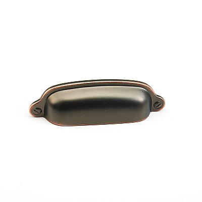 Schaub Country Cup or Bin Pull 3" On Center - Multiple Finishes