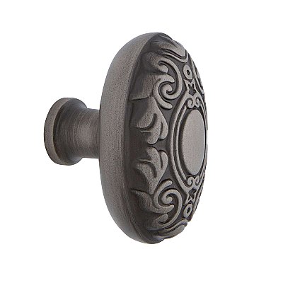Nostalgic Warehouse Victorian Brass 1-3/4" Cabinet Knob in Antique Pewter