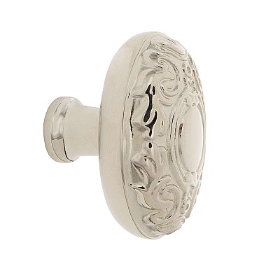 Nostalgic Warehouse Victorian Brass 1-3/4" Cabinet Knob in Polished Nickel