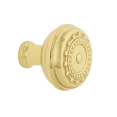 Nostalgic Warehouse Meadows Brass 1-3/8" Cabinet Knob in Unlacquered Brass
