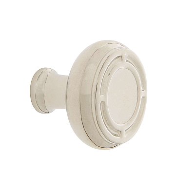 Nostalgic Warehouse Mission Brass 1-3/8" Cabinet Knob in Polished Nickel
