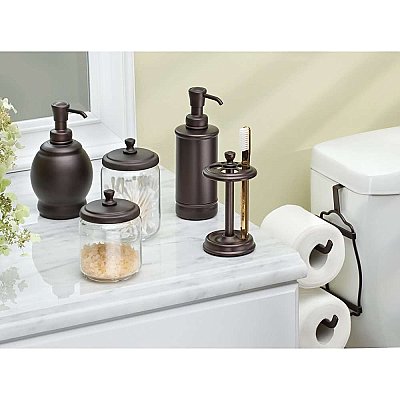 York Metal Toothbrush Holder Stand - Oil Rubbed Bronze