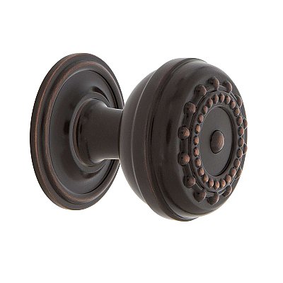 Nostalgic Warehouse Meadows Brass 1-3/8" Cabinet Knob with Classic Rose in Timeless Bronze
