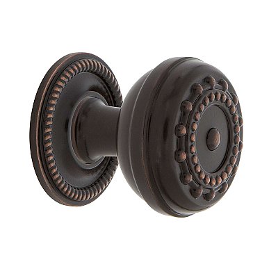 Nostalgic Warehouse Meadows Brass 1-3/8" Cabinet Knob with Rope Rose in Timeless Bronze