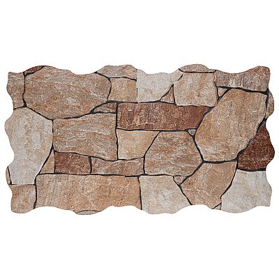 Andorra Ocre 10-3/8" x 18-3/4" Ceramic Wall Tile - 8 Tiles Per Case - 10.88 Sq. Ft.
