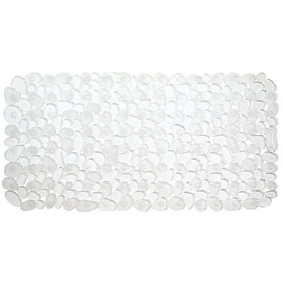 Pebblz Non-Slip Suction Bath Mat for Shower, Bathtub - Clear