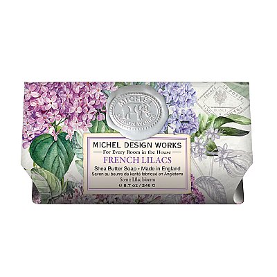 Michel Design Works French Lilacs Large Bath Soap Bar