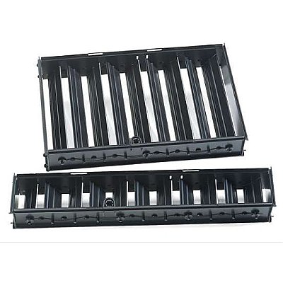 12" x 12" Louver Assembly, Black Painted