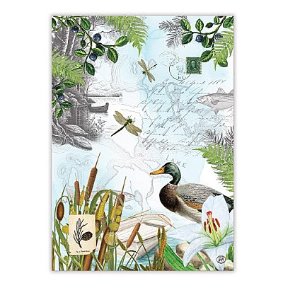 Michel Design Works By the Lake Kitchen Towel