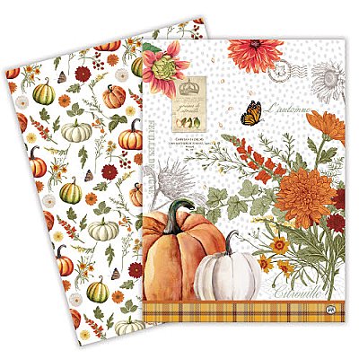 Michel Design Works Pumpkin Delight Kitchen Towel Set of 2