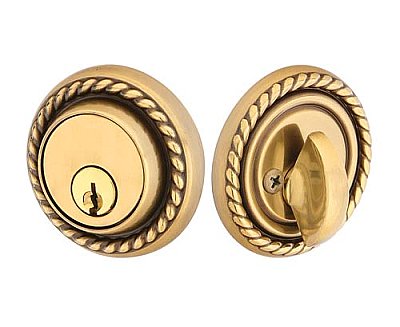 Emtek Rope Design Solid Brass Deadbolt