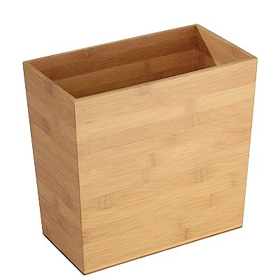 Formbu Bamboo Bathroom Waste or Trash Can