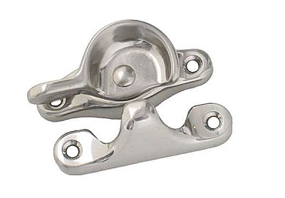 Window Sash Lock, Small, Brushed Nickel
