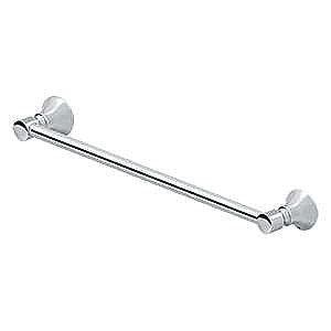 Contemporary Streamlined Series 24" Towel Bar - Polished Chrome