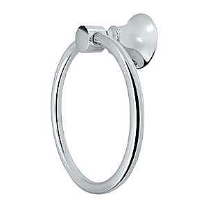 Contemporary Streamlined Series Towel Ring - Polished Chrome