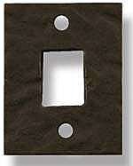 Rustic Bronze Strike Plate, Mortise Style
