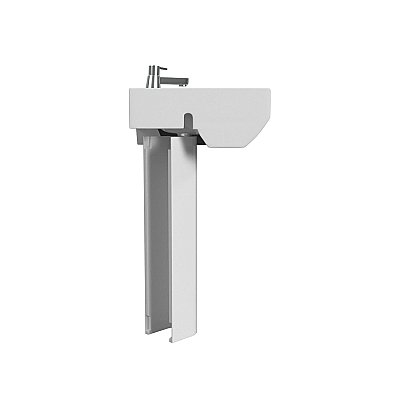Petite 2 Vitreous China 22-1/4" x 15-3/4" Corner Pedestal Sink